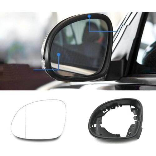 For tiguan Outside reversing mirror housing Reflector housing lid Mirror glass