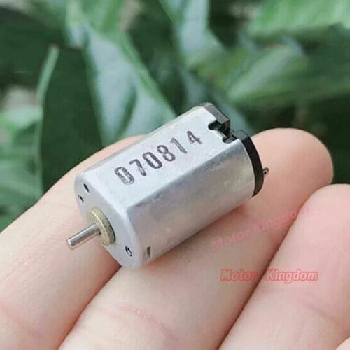 FF-031 Mini 14mm Mute Motor DC 1.5V-3V 8900RPM Precious Metal Brush 1.5mm shaft Electric Motor DIY Toy Hobby Model
