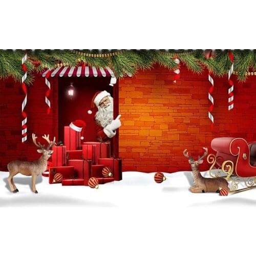 Newborns photo-shot background vinyl Father Christmas gift photography backdrops for photo studio accessories photophone LV-2540