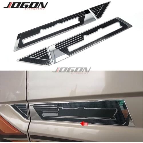 Chrome Car Accessories Side Body Fender Anti Scratch Panel Sticker Trim For Toyota Land Cruiser LC76 LC77 LC78 LC79 FJ70 FJ76