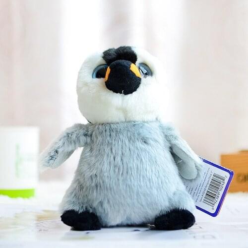 Collection Penguin Kids Plush Toys Wild Watchers Grey Lifelike Lovely Gifts Kawaii Simulation Stuffed Animals Dolls Cute Present