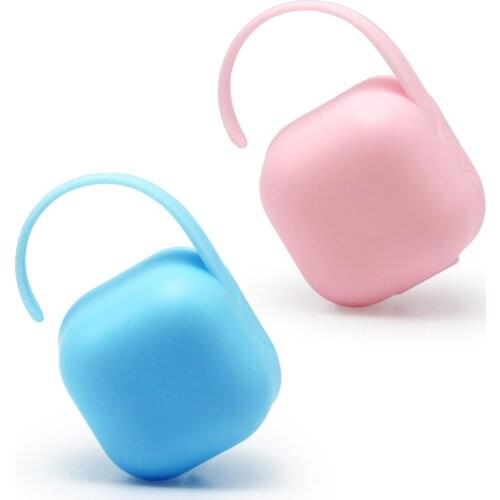 Pacifier Storage Box Nipple Dustproof Soother Container Outdoor Portable Holder