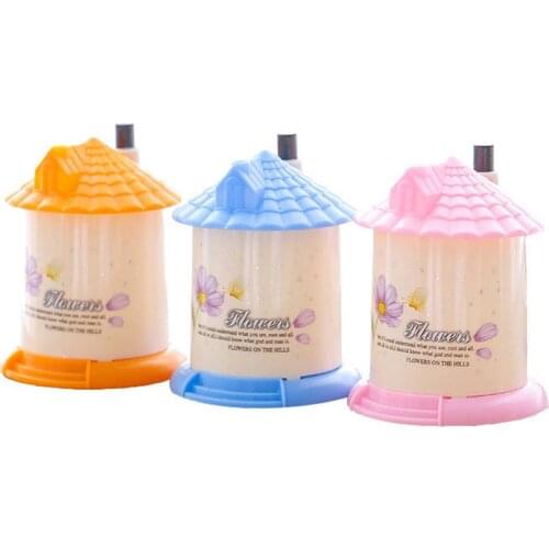 Sweet House Toothpick Box Dispenser Portable Storage Box Plastic Rod Holder Collection Box Home Decoration Finishing Accessories