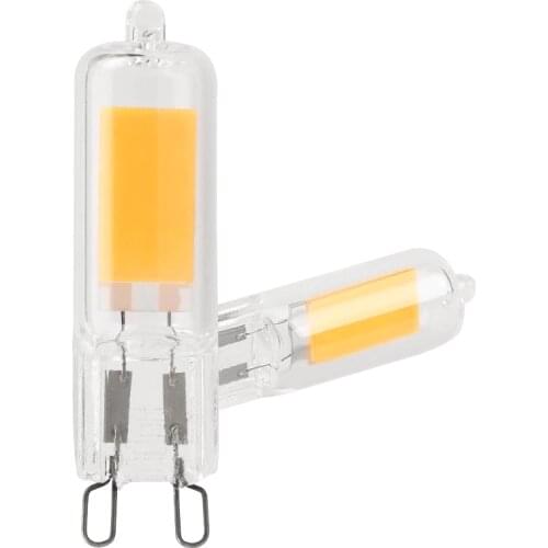 LED COB G9 Lamp Bulb Dimable AC220V 230V 6W 9W 12W LED Spot light 360 Beam Angle Replace Halogen Led Lamp Chandelier Lights