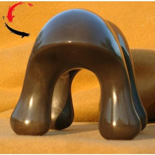 5A grade Original Si Bin Bian stone massage guasha point protection of cervical spine massager stick dog brush 100% original