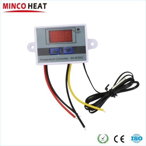 High Quality Microcomputer Temperature controller 220V 12V 24V -50~110C Output Egg Incubator Farming Thermostat Regulator