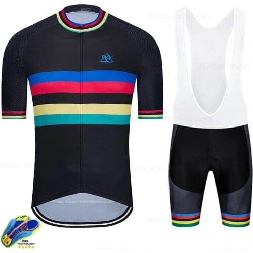 Men Clothes 2021 Cycling Jersey Set Short Sleeves Clothing Suit Quick-drying Summer Outdoor Sportswear Maillot Ciclismo Hombre