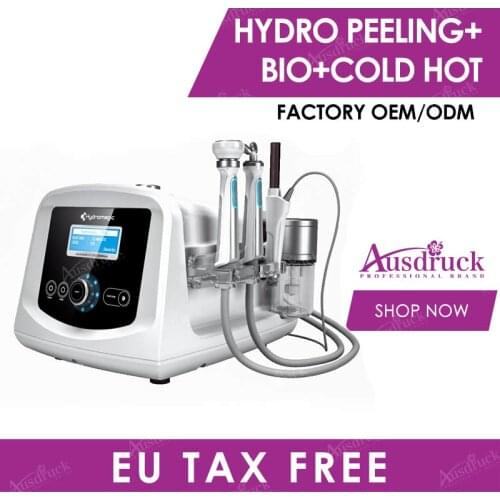 2018New hydro aqua peeling microdermabrasion beauty salon equipment with electroporation cryo cooling heating function