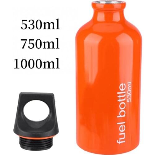 530/750/1000ml Portable Gas Stove Tank Oil Containers Fuel Storage Bottle Outdoor Camping Hiking Stoves Gas Fuel Bottle