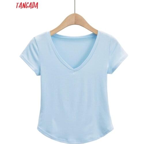 Женские трикотажные футболки Tangada China At AliExpress