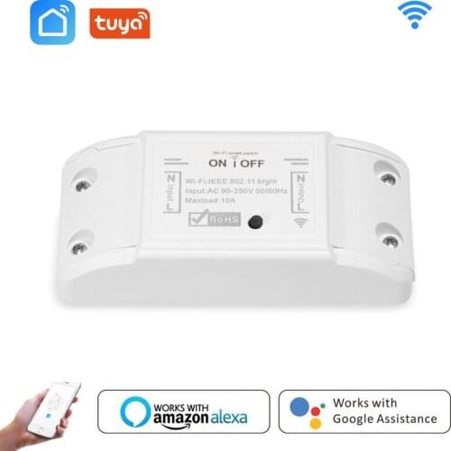 2021 Hot Sale DIY Tuya Wi-Fi Smart Light Switch Timer Smart Life APP Wireless Remote Control Works with Alexa Google Home