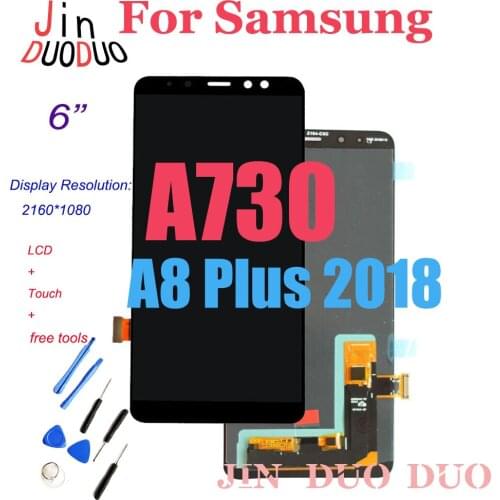 For Samsung Galaxy A730 Touch Screen Display LCD Digitizer Assembly For Samsung A8 Plus 2018 LCD