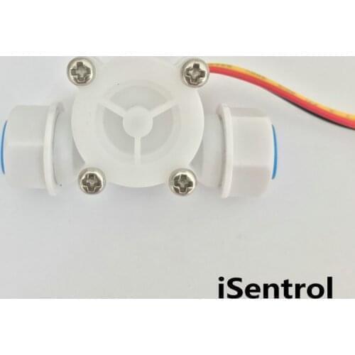 1.8-5V USN-HS06PE Water flow Sensor for 4/6mm PE Pipe 0.3-3.0l/min 1% Error for Drinking Machine Hot Water Heater Coffee Machine