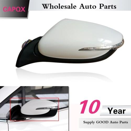 CAPQX For KIA K3 for K3S GL GLS DLX P 2012 - 2016 Outside Rearview Mirror with electrical folding +Heating+LED turn signal light