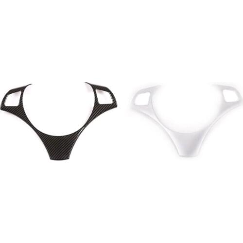 Car Steering Wheel Decoration Cover Trim Frame Sticker for Bmw E90 3 Series 2005-2012 Car Accessories