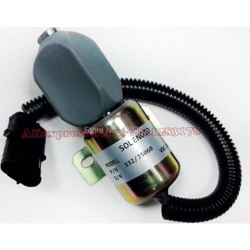 For JCB JS130 STOPPER MOTOR JCB 332/J5060 Stop solenoid 24V - Brand New