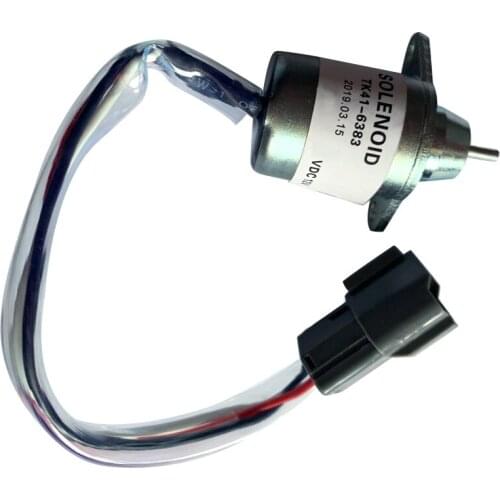 Stop Solenoid Valve TK41-6383 TK 41-6383S SA-4920 SA-4564 SA-4817 for 3TNE72 3TNA72 4TNE84 4TNE88 Engine