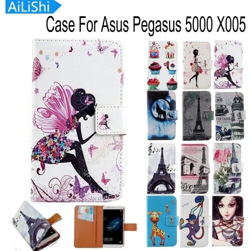 AiLiShi Flip PU Leather Case For Asus Pegasus 5000 X005 Case Elegant Cartoon Painted Protective Cover Skin In Stock