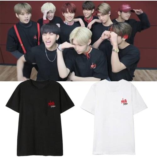 ALLKPOPER K-pop Stray Kids Hi-STAY Tour Tshirt HYUNJIN CHANGBIN SEUNGMIN Tee Tops Cool Streetwear