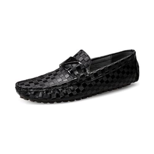Leather loafers, leisure flats, business wedding shoes, men in 2020