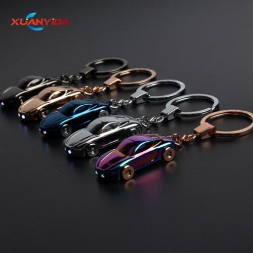 Metal Car shape Car Keychain - Special Gift for Mens Metal high quality Key chain Key Holder Zinc Alloy Pendant Key Ring (with
