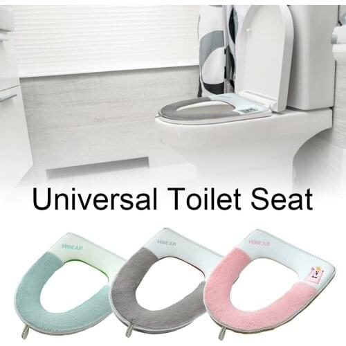 Bathroom Toilet Seat Closestool Washable Soft Warmer Mat Pad Cushion oilet seat bidet