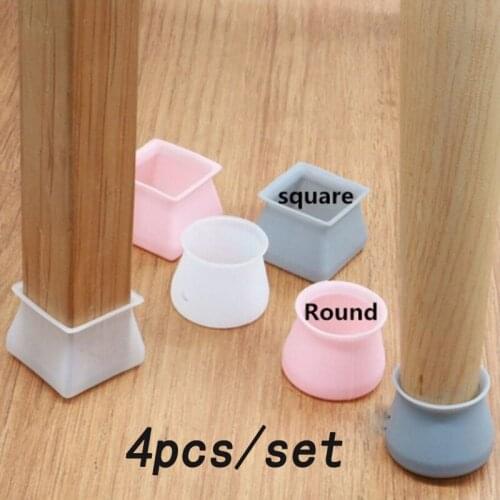 Cover the foot of the table with the foot of the silicone table and chair protect the foot of the chair