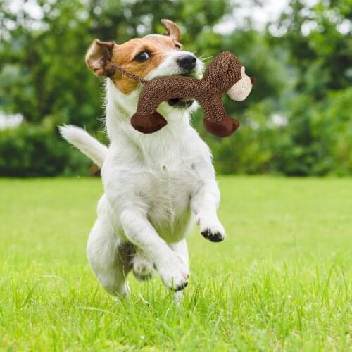 NEW Pet Sounding Teeth Toy Durable Lightweight Plush Doll Supplies Bite Resistant Animal Toys Dog Toy