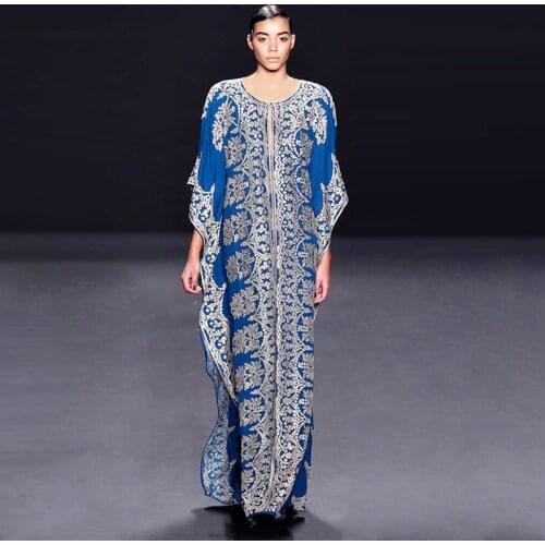 Beach Cover up Blue Print Tunic Bohemian Long Dress 2021 Robe Plage Beachwear Pareos Dress Over size Sarong Swimsuit Cover up