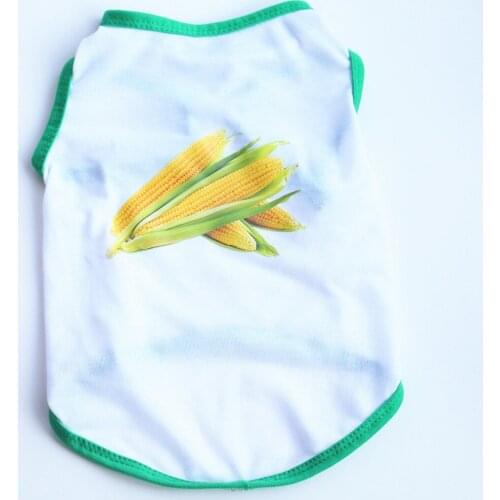 Puppy Apparel Clothing Spring Summer Pet Clothes Blue Pink print Comfortable Puppy Dog Cat Vest Pet Dog