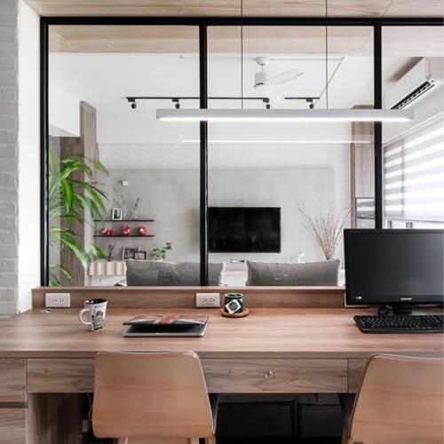 Modern Aluminum LED Pendant Iights Lighting Office decor lamp Nordic Minimalist Pendant Lamp living room hanging lamps Luminarie