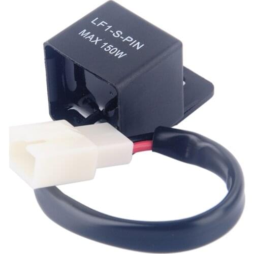 A24 12V Electronic LED Flasher Relay For Motorcycle Motorbike LED Turn Light Flasher Relay Bulb Hyper Flash For Honda Suzuki