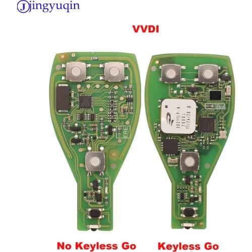 Jingyuqin Smart Key Shell Board 3/4 Buttons For Mercedes Benz Assembling With XHORSE VVDI BE Key Pro Improved Version Perfectly