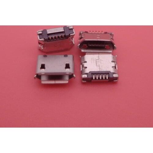 100pcs/lot Mobile phone Tablet Mini Micro USB Jack Connector Charging port for HTC E66 N95E52N81 5310 OPPO R809T