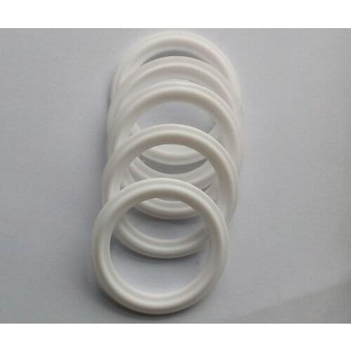 5 pcs 1.5" PTFE Gasket Fits 50.5 mm OD Sanitary Tri Clamp Type Ferrule Flange SPG-1.5-38