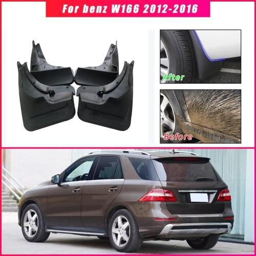 Car Mud Guards For Benz W166 2016 2017 2018 2019 Front Rear Splash Guards Over Fender Kit Car Styling Fender Accessories