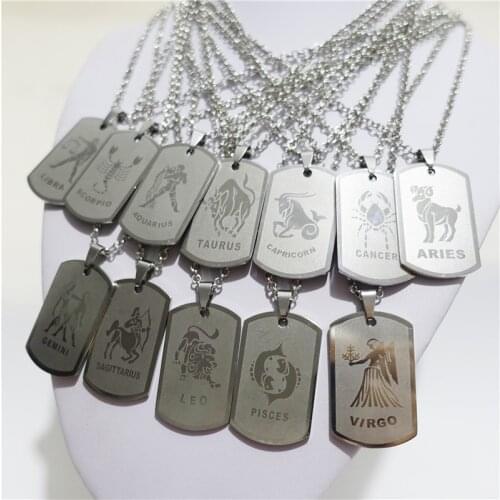 Женские кулоны знаки зодиака Azenthyst China At AliExpress