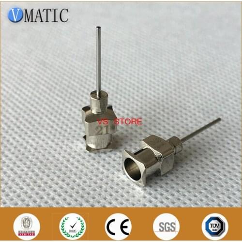 Free Shipping 0.5'' Tip Length 21G All Metal Tips Blunt Stainless Steel 12Pcs Dispensing Syringe Needle Tips 1/2 Inch