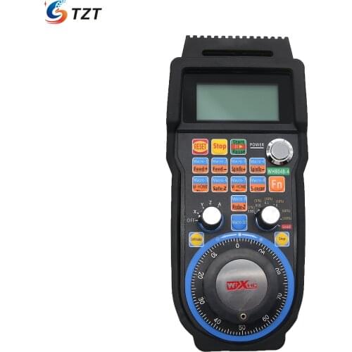 TZT CNC MACH3 Wireless Electronic Handwheel 4-Axis Manual Controller USB Handle MPG