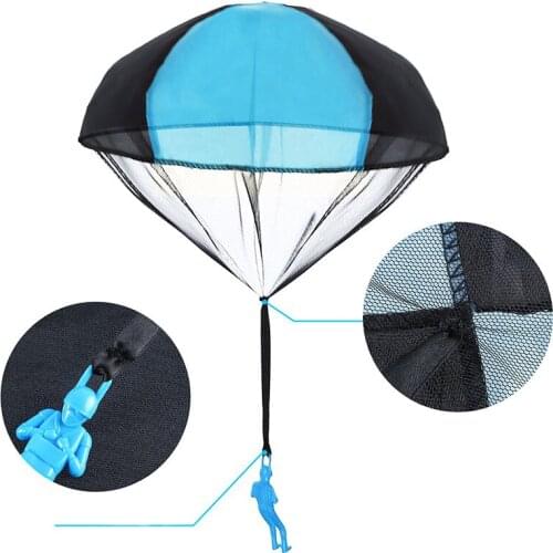 Hand Throwing Mini Soldier Parachute Funny Toy Kid Outdoor Game Play Educational Toys Fly Parachute Sport for Children Toy 2pcs