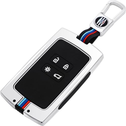 Zinc Alloy Car Key Case Cover for Renault Koleos Kadjar Scenic Megane Sandero Espace Clio Captur Kangoo Laguna Talisman Twingo