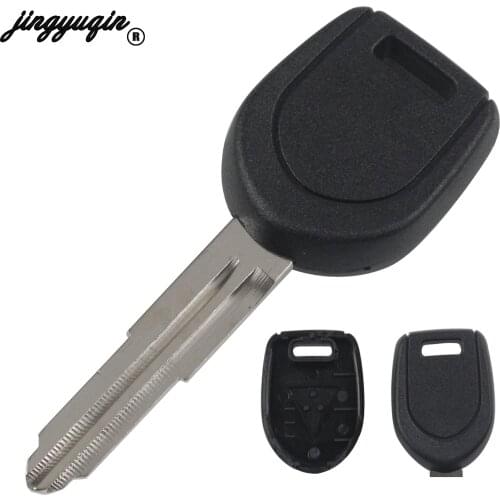 Jingyuqin 100pcs/lot Transponder Key Shell Case For Mitsubishi Eclipse Galant Endeavor MIT8 / MIT11R Remote Car Blank No Chip
