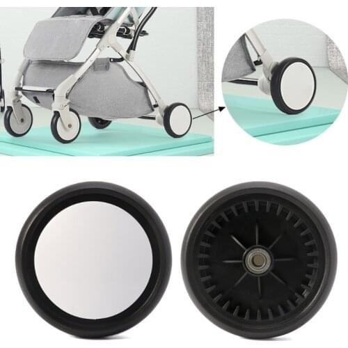 Baby Strollers Front/Rear Wheels Pushchair Back Rubber Wheel Kids Yoya Pram Stroller Accessories For with tools Stroller Wheel
