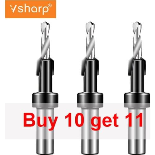 Dia.6-14mm Countersink Drill Woodworking Drill Bit Drilling Pilot Holes For Screw Counter Bore Drill Screw Countersunk 8MM Shank