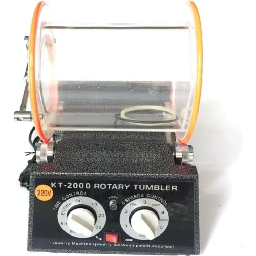 Jewelry Polishing Tools 5kg Capacity Rotary Tumbler Rock Tumbler Polishing Machine Jewelry