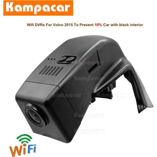 Kampacar Wifi Dash Cam Car Dvr Camera VLV06-C For Volvo XC90 T8 R-Design 7 Seats Twin Engine Armoured Video Recorder HD Dashcam