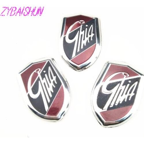 Ghia Logos of Car Brands on The side Shield Logos Marked by Absorption for Ford Focus Fusion escort Kuga Ecosport Fiesta Falcon