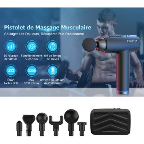 30 Speed ​​Adjustable Muscle Massager 6 Massage Heads With Ultra Quiet Massage Device For Fatigue Recovery