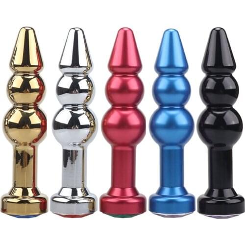 Metal Butt Plug Dildo Anal Beads Adult Anus Dilator Masturbator G Spot Stimulator Erotic Sex Toys For Women/Men Ass Anal Plug
