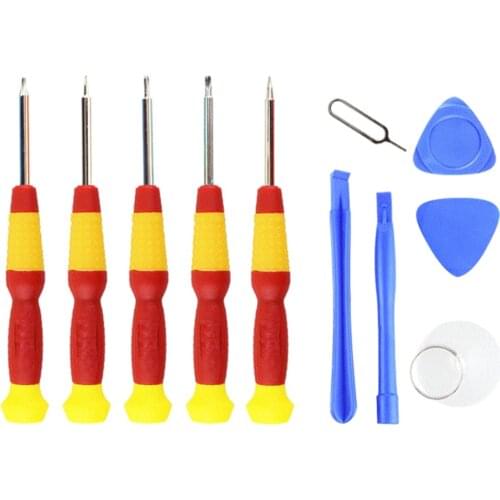 11 in 1 Mobile Phone Repair Tool Kit Spudger Pry Opening Tool Screwdriver Set for iPhone 12 11 XS 8 for Samsung Xiaomi Hand Tool